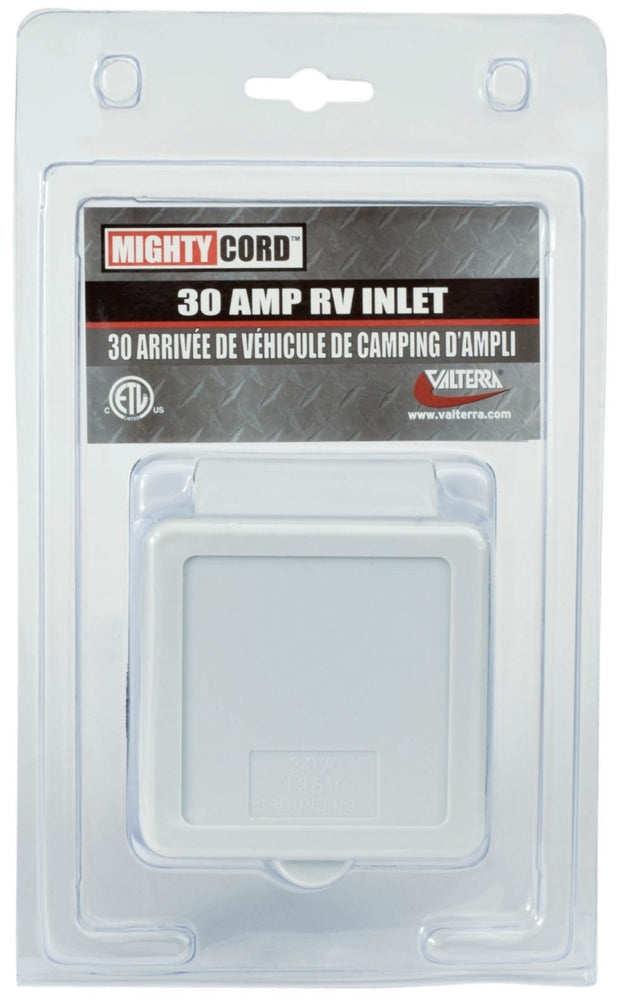 Valterra A10-30INVP 30 Amp Power Inlet - White