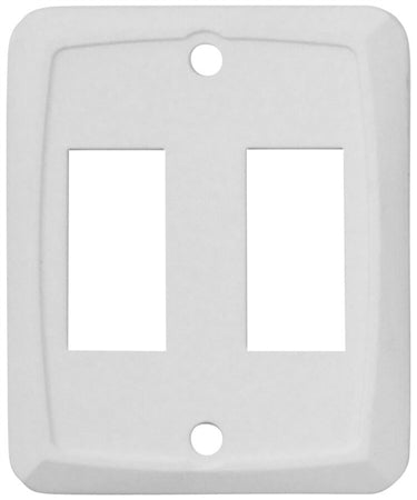 Valterra DG201VP Wall Plate Double Switch White