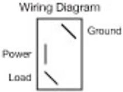 JR Products 13815 Illuminated On/Off Switch