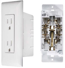RV Designer S831 AC Contemporary Dual Outlet Speedwire With Cover Plate