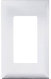 RV Designer S849 AC Contemporary Cover Plate - White