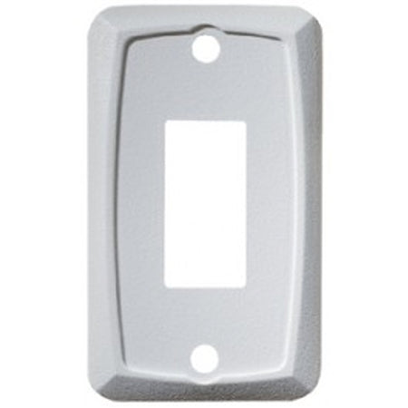 RV Designer S381 DC Rocker Switch 10 Amp Mounting Plates - White, Single