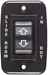 RV Designer S141 DC Contoured Rocker Switch In/Out - 40 Amp, Black