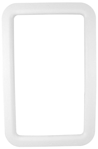 Valterra A77006 Exterior Entrance Door Window Frame - 15-3/4" x 24-3/4", White