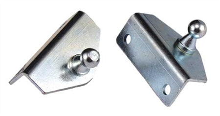 JR Products BR-1015 Gas Spring Mounting Bracket - Angled, Pack of 2