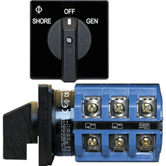 Blue Sea 9019 Switch, AC 240VAC 63A OFF +2 Positions