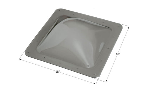 Icon 12116 RV Skylight SL1414 - 14" x 14" x 4", Smoke