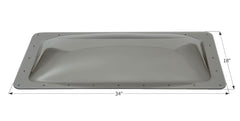 Icon 12117 RV Skylight SL1430 - 30" x 14" x 4", Smoke