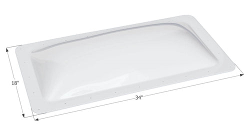 Icon 01849 RV Skylight SL1430 - 30" x 14" x 4", White