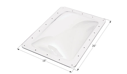 Icon 01820 RV Skylight SL1422 - 14" x 22" x 4", Clear