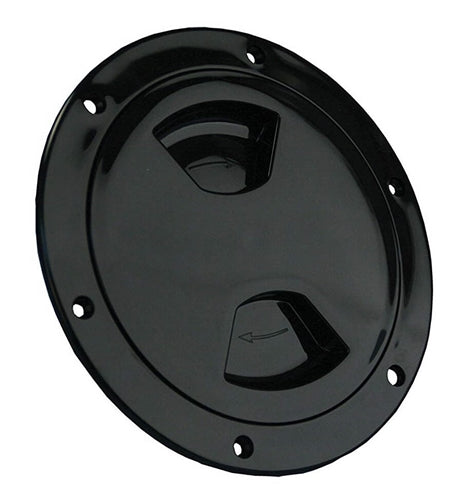 JR Products 31015 Access/Deck Plate - 4", Black