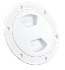 JR Products 31025 Access/Deck Plate - 5", White