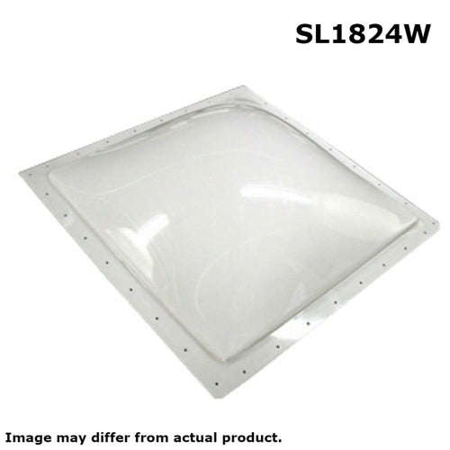 Specialty Recreation SL1824W Single Pane Exterior Skylight - 18" x 24", White