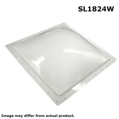 Specialty Recreation SL1824W Single Pane Exterior Skylight - 18" x 24", White