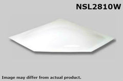 SR Specialty Recreation NSL2810W Neo Angle Single Pane Exterior Skylight - White, 28" x 10"