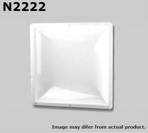 Specialty Recreation N2222 Inner Garnish Dome With No Window - 22" x 22", White