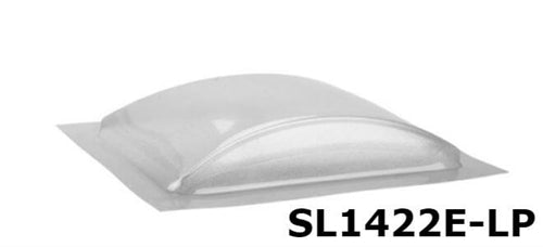 Specialty Recreation SL1422E-LP Low-Profile Single Pane Exterior Skylight - 14" x 22", Cracked Ice