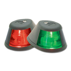 Perko 0253B00DP1 Horizontal-Mount Side Light with Black Base