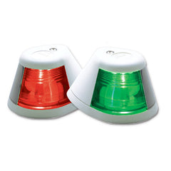 Perko White 12V Horizontal Mount Sidelights