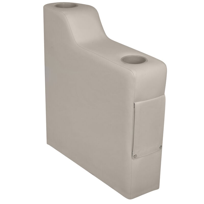 Wise 3009-1725 Premier Pontoon Arm Rest - Left Radius, Mocha Java