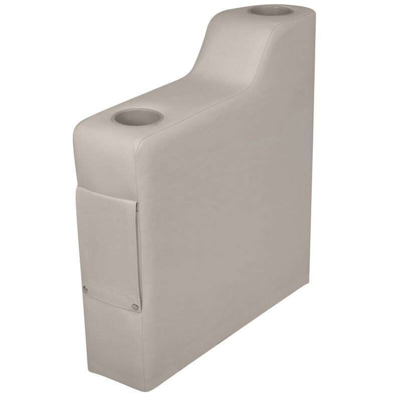 Wise 3010-1725 Premier Pontoon Arm Rest - Right Radius, Mocha Java