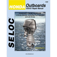 Sierra 18-01200 Seloc Manual for Honda Outboards - 1978-'01 (2-130HP/1-4 Cyl)