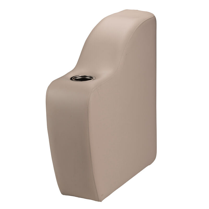Lippert 433067 Pontoon Armrest 8.5" W x 28" H x 31" D - Left, Champagne
