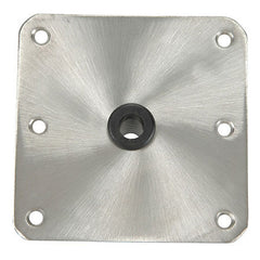 Springfield 1630001 Threaded Square Seat Base for KingPin Post - 7", Satin Finish