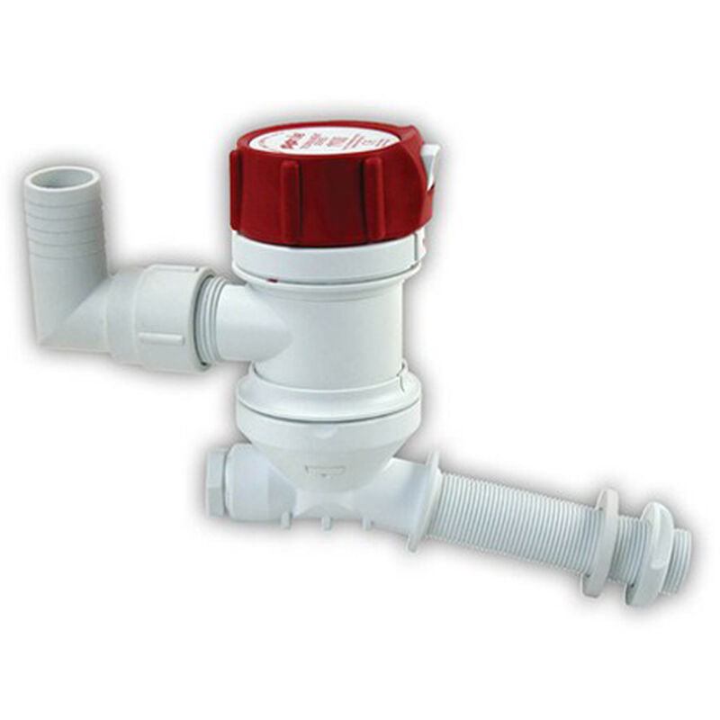 Rule 405C "C" Series Tournament Livewell Pump, Angled Inlet - 1100 GPH