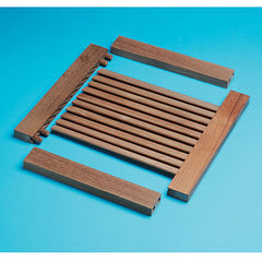 Whitecap 60882 Teak 4" Louvered Slat Material 1-3/16"W 4"L X 7/8" Thick