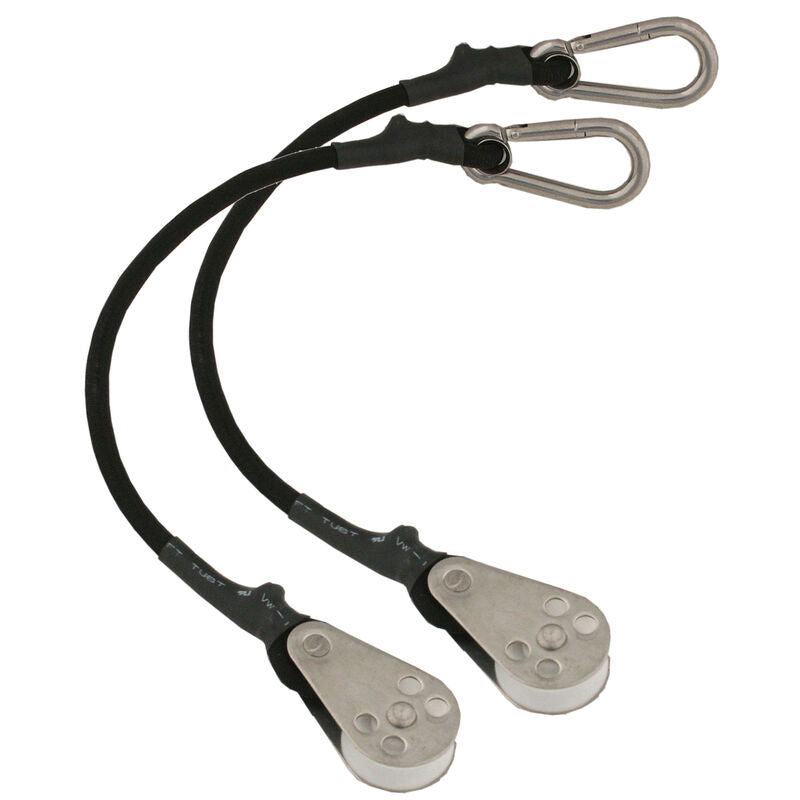 TACO Marine COK-0020-2 Shock Cord with Pulley - 12", Pair