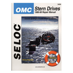 Sierra 18-03404 Seloc Repair Manual for OMC Cobra Stern Drive (1986-1998)