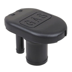 Perko 1319DPGBLK Polymer Vented Straight Neck Gas Fill for 1.5" Hose - Black