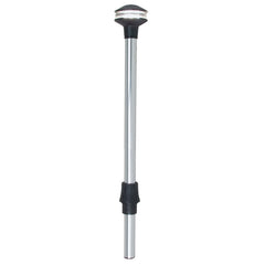 Perko 1440DP5CHR Inland-Series Reduced Glare White All-Round Pole Light - 42" Height, 0Â° Rake