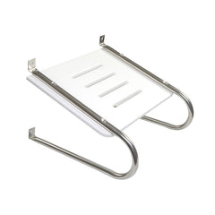 Whitecap 67901 Poly Swim Platform for Boats with Outboards - Double Rail, White