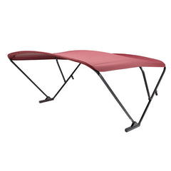 Lippert 2020000306 SureShade Power Bimini - Black Anodized Frame with Burgundy Fabric
