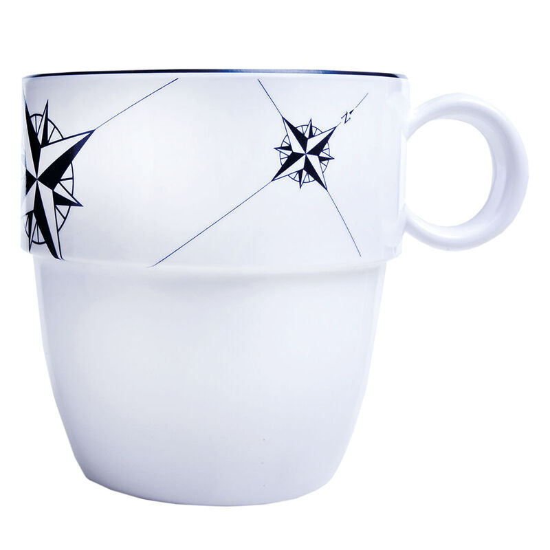 Whitecap 15004C Marine Business Northwind Non-Slip Coffee Mugs - 6-Piece Set