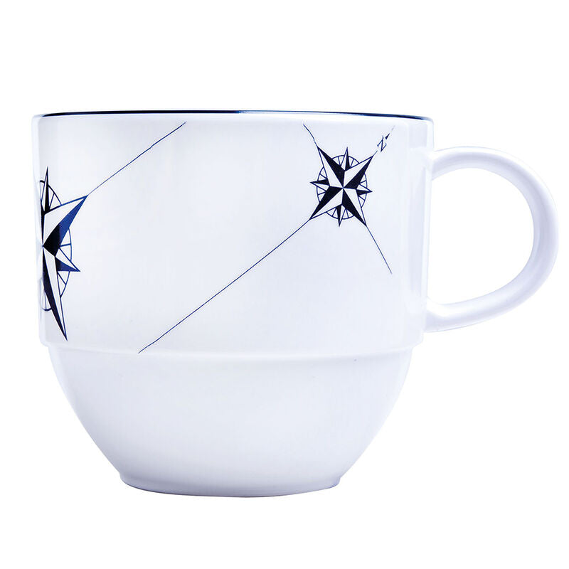 Whitecap 15005C Marine Business Northwind Tea Cup and Saucer Set - 6 Sets