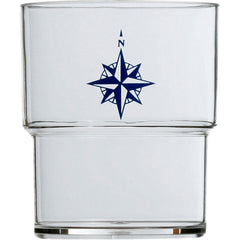 Whitecap 15103C Marine Business Northwind 8 oz. Stackable Glasses - 12-Piece Set