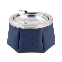Marine Business 30101 Windproof Ashtray with Lid - Navy Blue