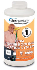 Dicor RP-CRP-Q EPDM Rubber Roof Cleaner/Activator Part 1 - White, 32 Oz.