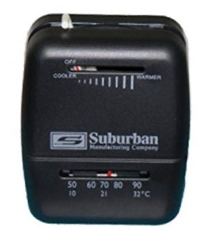 Suburban 161210 Wall Thermostat - Black