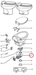 Thetford 19613 Mechanism Assembly for Aria Classic/Aria Deluxe RV Toilets