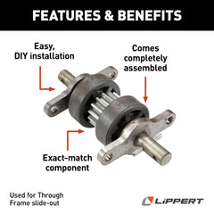 AP Products 014-140409 Slide-Out Gear - 2 in. X 3 in., 15 Teeth
