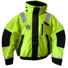 First Watch AB-1100 Flotation Bomber Jacket - Hi-Vis Yellow/Black - Large