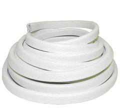 TACO Flexible Vinyl Trim - 1/2" Opening x 5/8"W x 25'L - White V30-1316W25-1