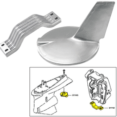 Tecnoseal Anode Kit w/Hardware - Yamaha 200-300HP Hi-Performance - Zinc 21106