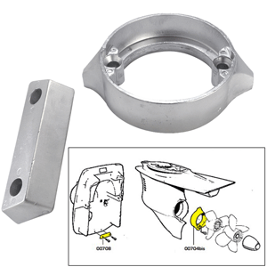 Tecnoseal Anode Kit w/Hardware - Volvo Duo-Prop 290 - Zinc 20706