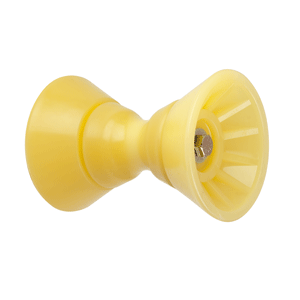 C.E. Smith 4" Bow Bell Roller Assembly - Yellow TPR 29301