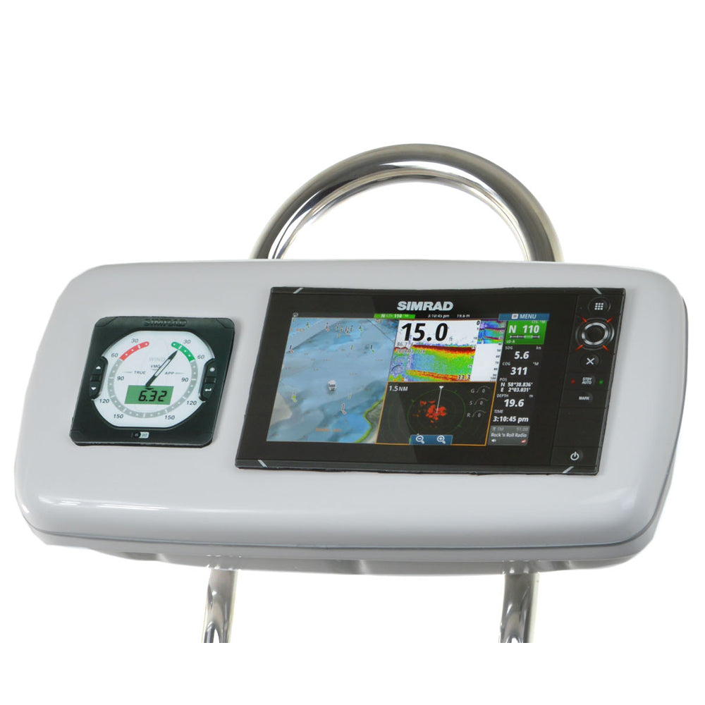 NavPod GP1040-13 SystemPod Pre-Cut f/Simrad NSS9 evo2 or B&G Zeus&#178; 9 & 1 Instrument f/9.5" Wide Guard